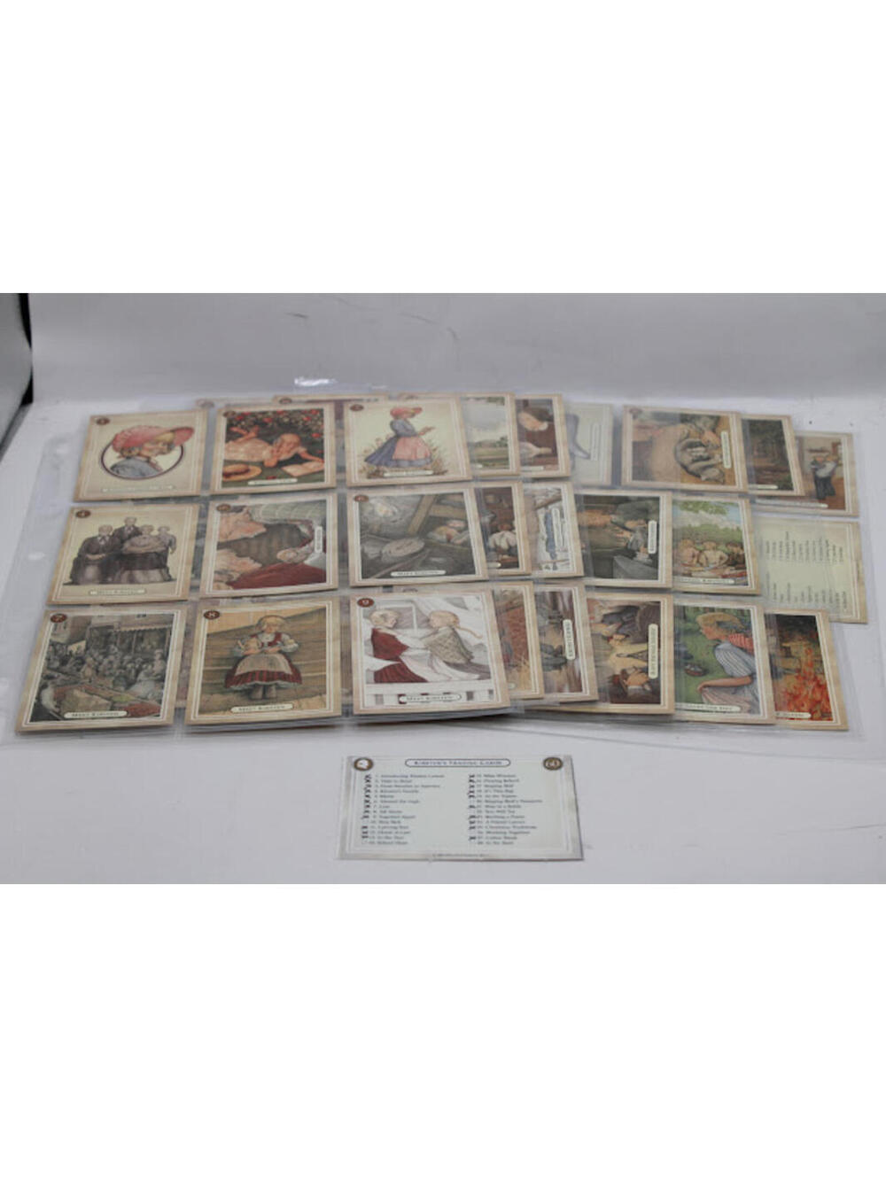 Kirsten's Trading Cards Set - The American Girls Collection 50 Cards